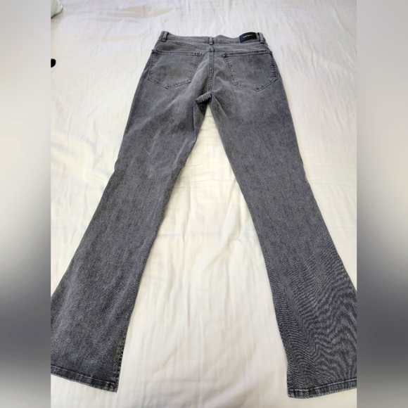 Express Denim - Express Gray Flare & Wide Leg Jeans
